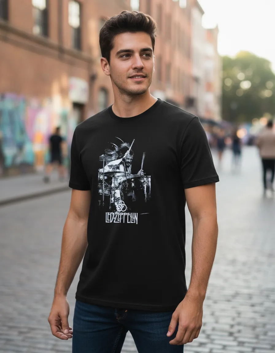 D_661259-MLU109207293387_032026-O.jpg Remera: Led Zeppelin Baterista Memoestampados