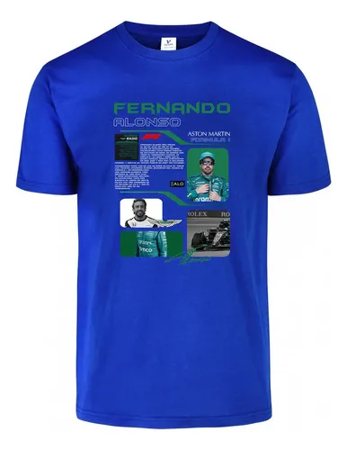 D_663437-MLU83677148933_042025-O.jpg Remera: F1 Fernando Alonso Aston Martin Memoestampados