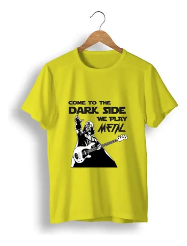 Remera: Dark Side We Play Metal Memoestampados