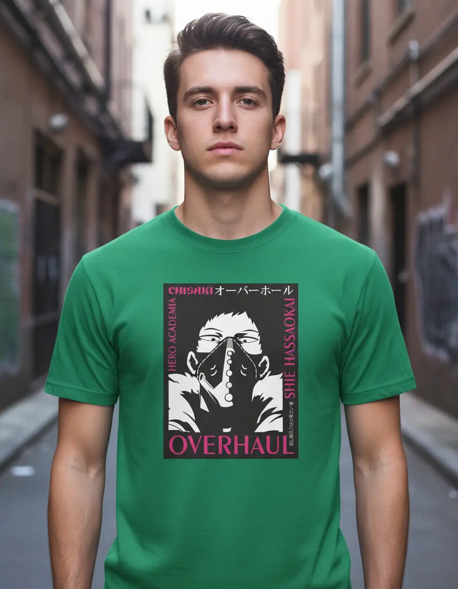 Remera: Overhaul Anime Hero Academia Memoestampados