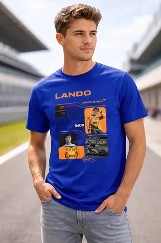 Remera: F1 Lando Norris Mclaren Memoestampados