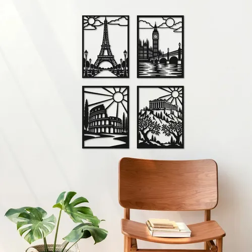 D_676346-MLU118648661896_102026-O.jpg Set 4 Calados Mdf Europa 30x40 Cm Negro