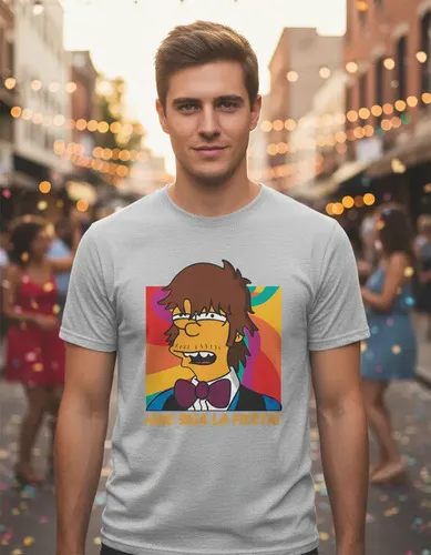 Remera: Que Siga La Fiesta Homero Memoestampados