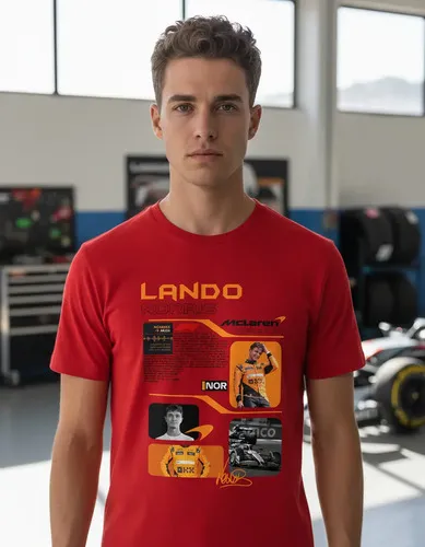 Remera: F1 Lando Norris Mclaren Memoestampados