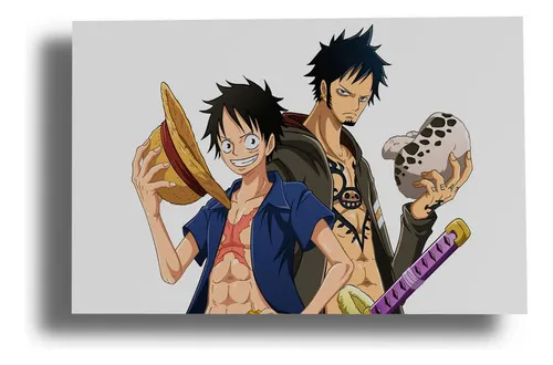 D_681048-MLU80226372977_102024-O.jpg Cuadro 224 Monkey Luffy One Piece 40x53 Mdf Memoestampados