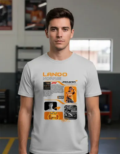 Remera: F1 Lando Norris Mclaren Memoestampados