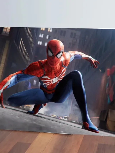 Cuadro 267 Spider Man Marvel 30x40 Mdf Memoestampados