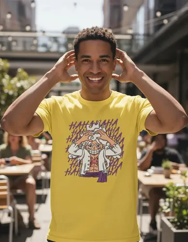 Remera: Luffy Gear 5 Hahaha Memoestampados
