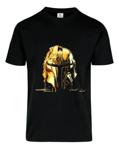 D_693365-MLU77329570780_072024-O.jpg Remera: Mandalorian Dorado Memoestampados