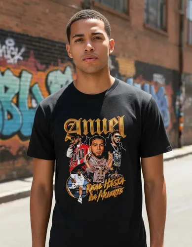 Remera: Anuel Aa 03 Memoestampados