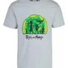D_695811-MLU76966984743_062024-O.jpg Remera: Rick _ Morty Portal Siluetas Memoestampados