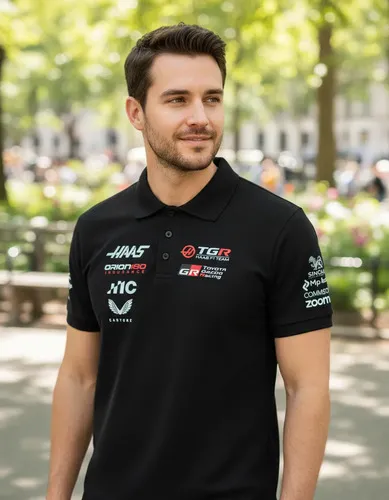 Remera: Polo F1 Haas Memoestampados