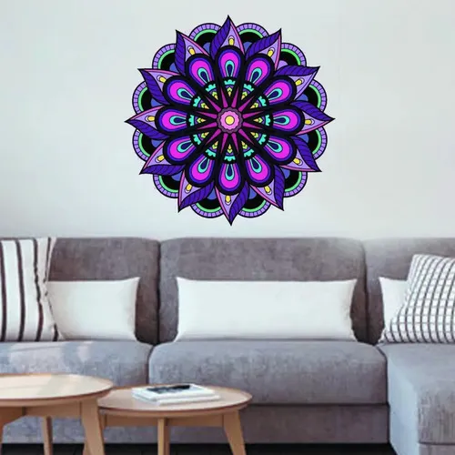 D_698336-MLU40606878094_012020-O.jpg Vinilo Impreso Y Troquelado. Diseño Mandala Tamaño 90 Cm
