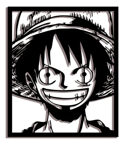 D_699205-MLU86350041777_062025-O.jpg Cuadro One Piece Luffy 4 Calado 40x34 Memo Estampados