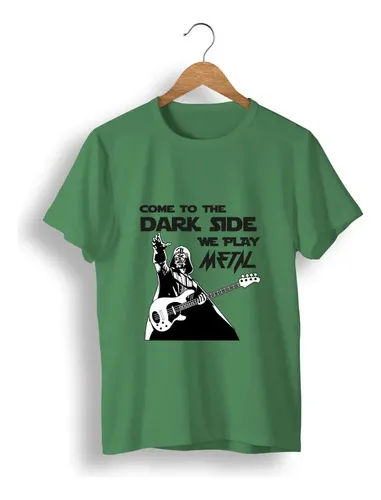 Remera: Dark Side We Play Metal Memoestampados
