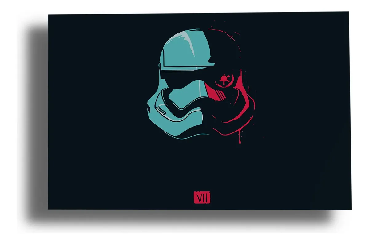 Cuadro Darth Vader Star Wars 112 30x40 Mdf Memoestampados