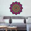 Vinilo Impreso Y Troquelado. Diseño Mandala Tamaño 90 Cm