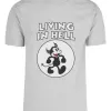 Remera: Living In Hell Memoestampados