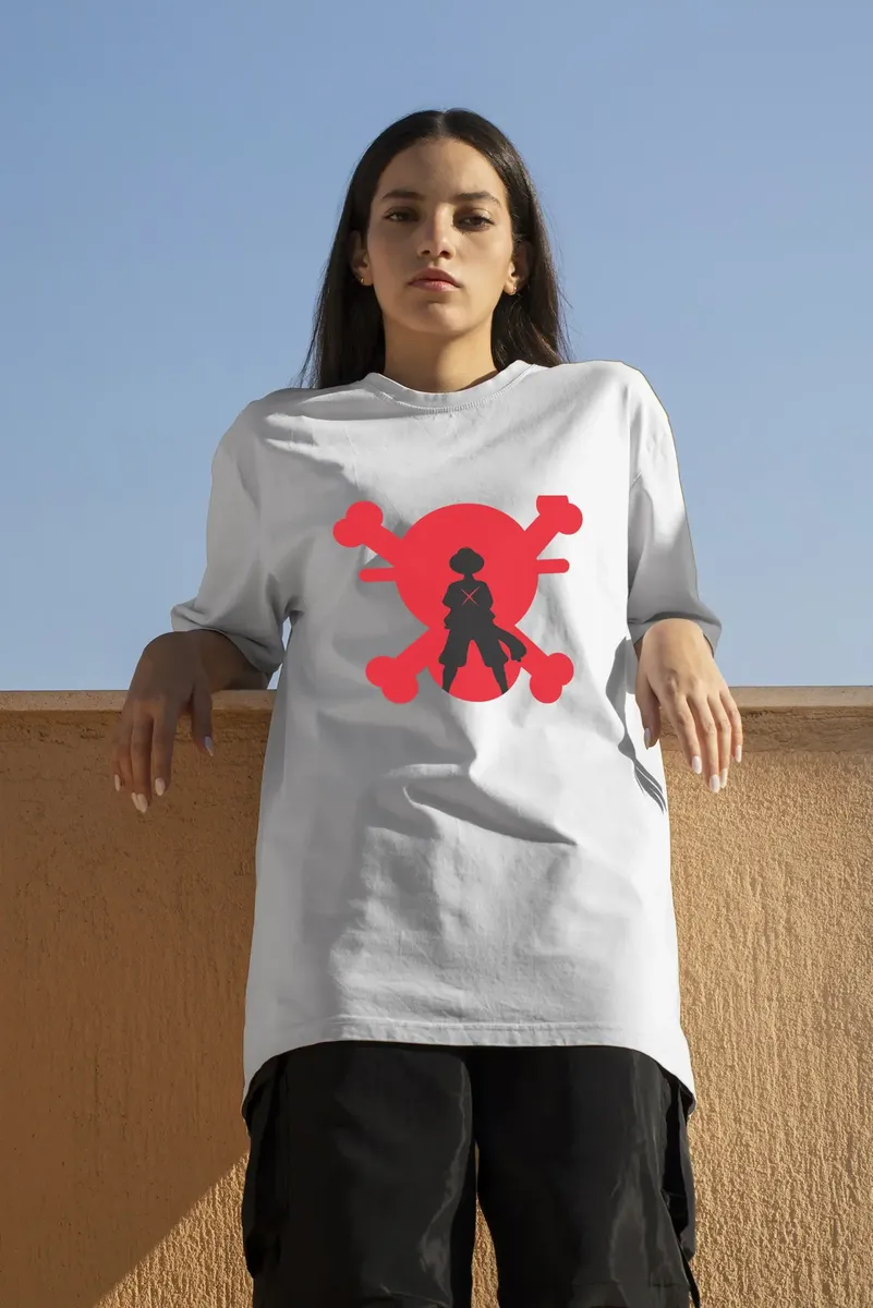 Remera: Luffy Silueta Memoestampados