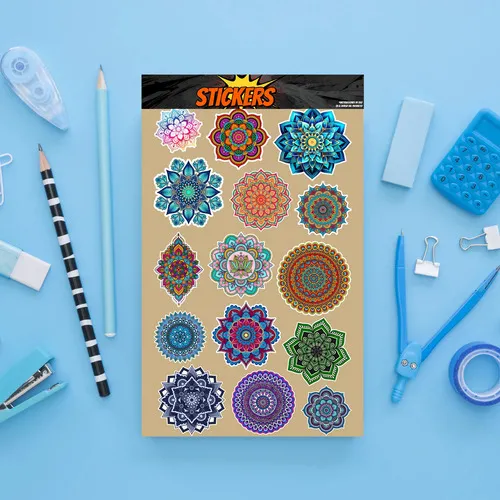 D_712623-MLU99497833227_112025-O.jpg Pack Pegotines Stickers Mandalas Memoestampados
