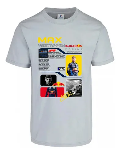 D_713753-MLU83705288532_042025-O.jpg Remera: F1 Max Verstappen Red Bull Memoestampados