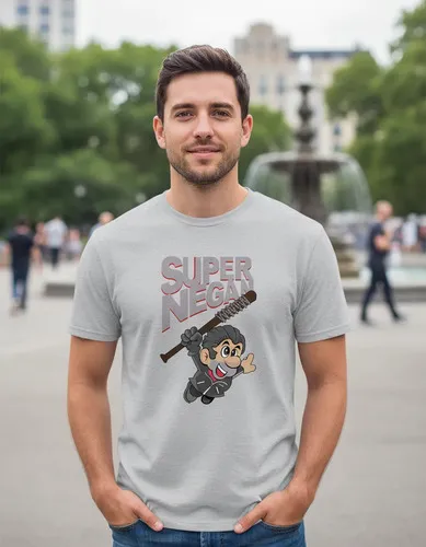 Remera: Super Negan Bross Memoestampados