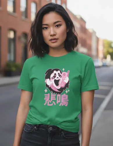 Remera: Scream Kawai Memoestampados
