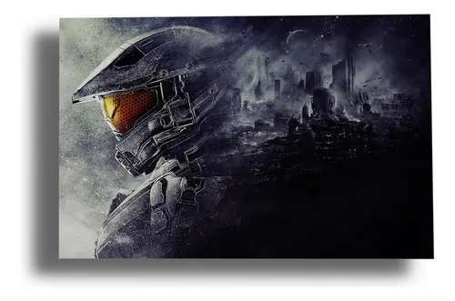 D_717056-MLU80174296333_102024-O.jpg Cuadro Master Chief 600 40x30 Mdf Memoestampados