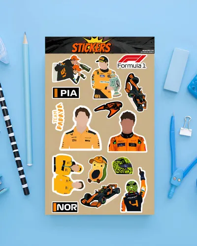Pack Pegotines Stickers Mclaren F1 Memoestampados