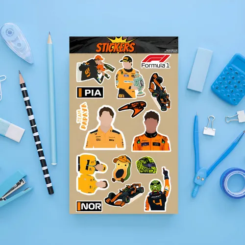 Pack Pegotines Stickers Mclaren F1 Memoestampados