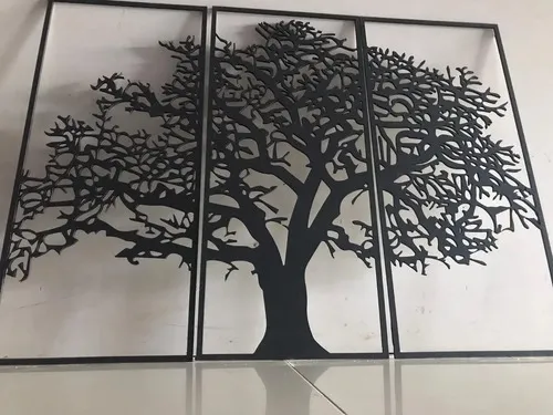 D_720385-MLU45479739474_042021-O.jpg Triptico Arbol Mdf 3mm Pintado Tamaño 98x72 Cm Decorativo