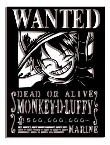 D_724262-MLU86350039101_062025-O.jpg Cuadro One Piece Luffy 3 Calado 40x30 Memo Estampados