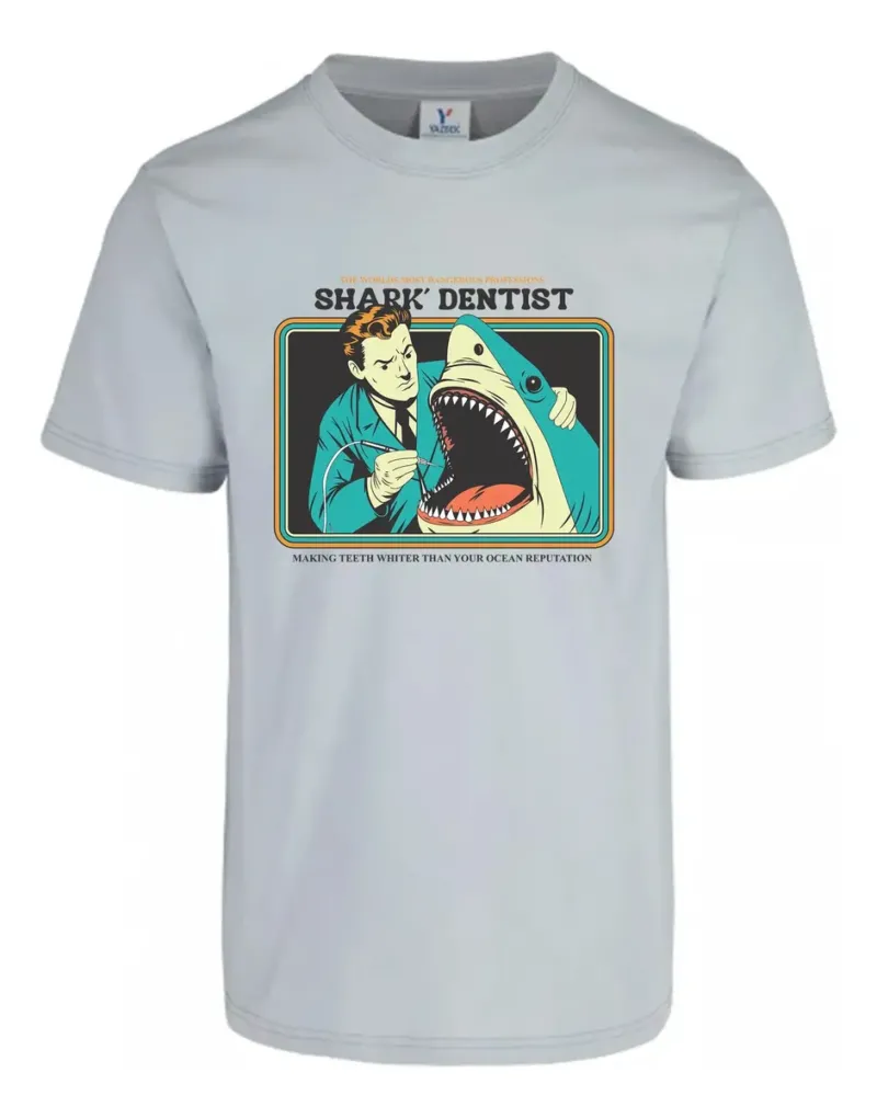 Remera: Shark Dentist Memoestampados