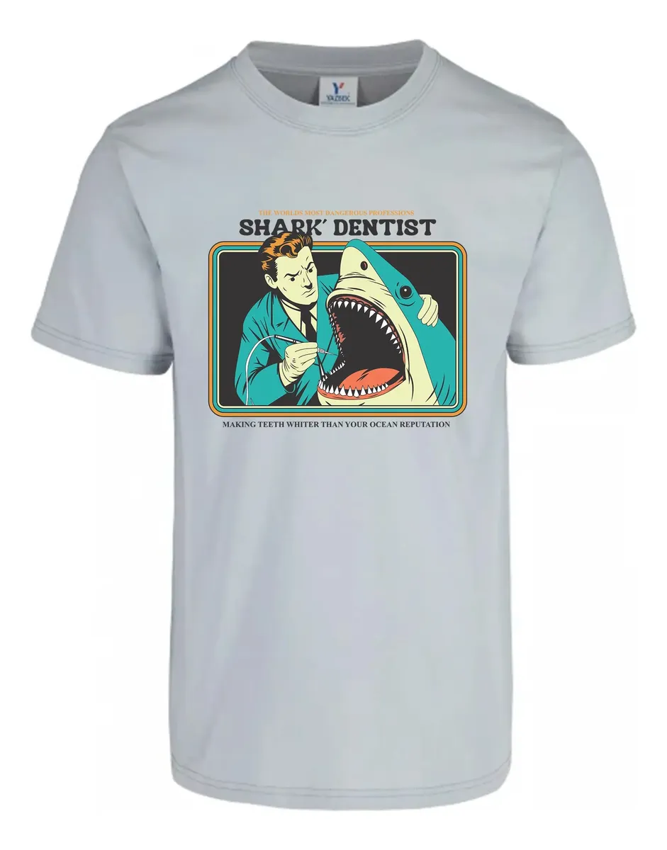 Remera: Shark Dentist Memoestampados