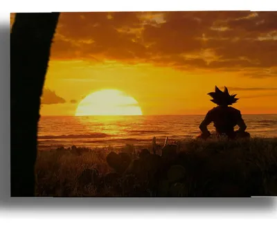 Cuadro Dbz Dragon Ball Goku 113 30x40 Mdf Memoestampados