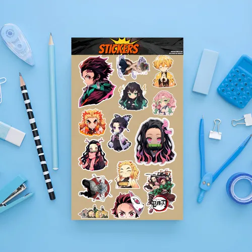 D_734651-MLU97119902350_112025-O.jpg Pack Pegotines Stickers Demon Slayer Memoestampados