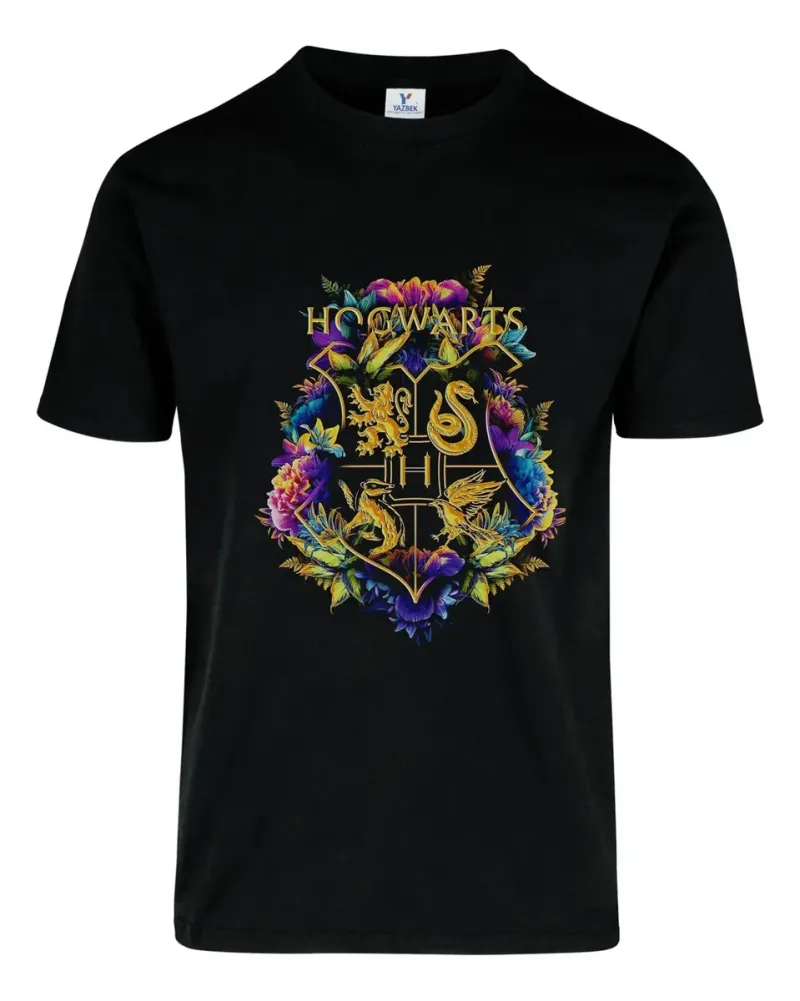 Remera: Hogwarts Logo Harry Potter Memoestampados Remera: Hogwarts Logo Harry Potter