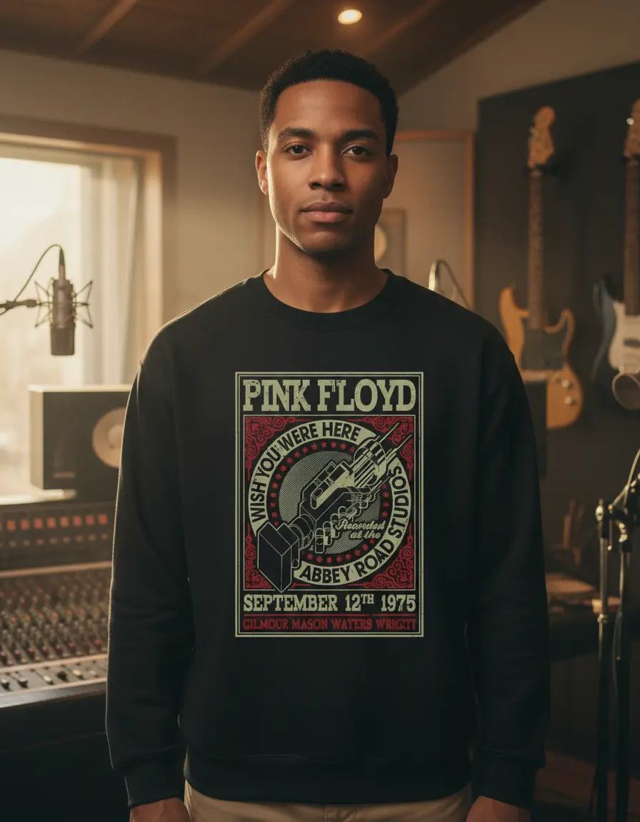 Buzo Pink Floyd Wish You Were Here Memoestampados