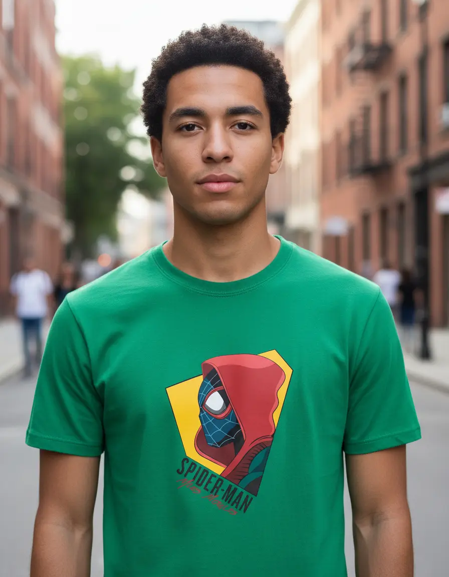 Remera: Spider-man Mile Morales Memoestampados