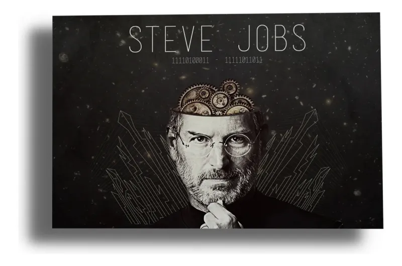 Cuadro Steve Jobs 434 40x53 Lienzo Memoestampados