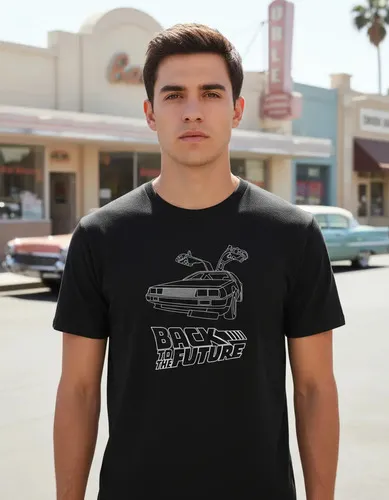 Remera: Back To The Future Lineal