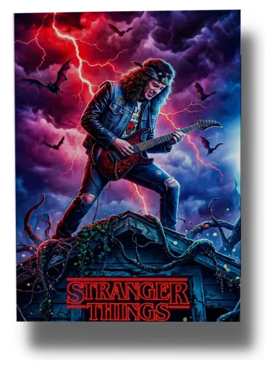 Cuadro 649 Stranger Things 40x30 Mdf Memoestampados