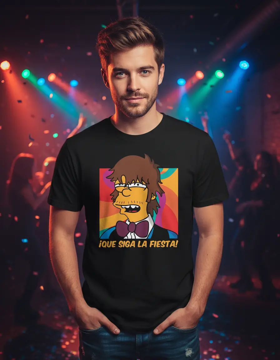 D_756934-MLU97689162878_112025-O.jpg Remera: Que Siga La Fiesta Homero