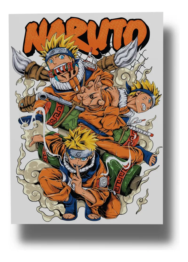 Cuadro Naruto Anime 799 50x70 Mdf Memoestampados