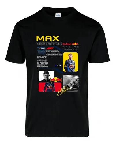 D_765846-MLU83998745701_042025-O.jpg Remera: F1 Max Verstappen Red Bull Memoestampados
