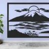Cuadro Madera Calada 3mm Montaña Sol 49x72cm Cuadro Madera Calada 3mm Montaña Sol 49x72cm