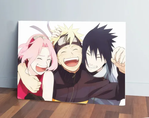 D_767354-MLU44021383606_112020-O.jpg Cuadro Naruto, Sakura Y Sasuke 47 70x100 Mdf Memoestampados