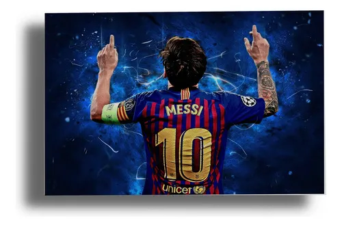 D_769267-MLU77030454902_062024-O.jpg Cuadro 258 Lionel Messi 40x53 Mdf Memoestampados