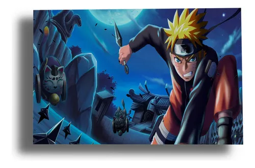 Cuadro Naruto 508 40x53 Mdf Memoestampados