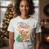 Remera: Reno Feliz Navidad Memoestampados